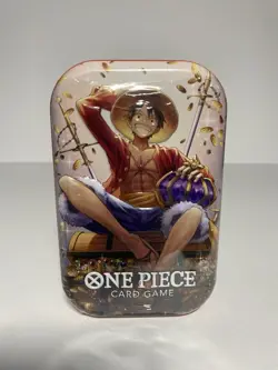 One Piece Tin Pack Set Vol. 2 Monkey.D.Luffy Factory Sealed - Image 1