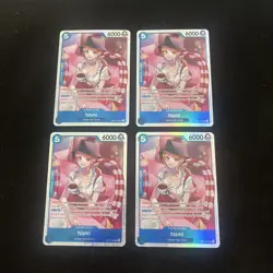 ONE PIECE TCG: Nami OP11-054 SR x4 A Fist of Divine Speed playset - Image 1