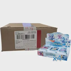 Disney Lorcana Winterspell Booster Box(x4) - Factory Sealed Case - Image 1