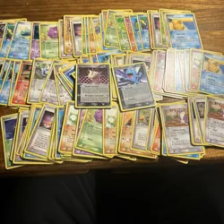 Pokemon EX Team Rockets Returns Lot- Rockets Wobbuffet and Meowth (127 cards) - Image 1