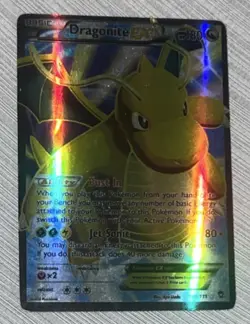 Dragonite EX Full Art Ultra Rare Holo Pokemon Card XY Furious Fists 108/111 - Image 1