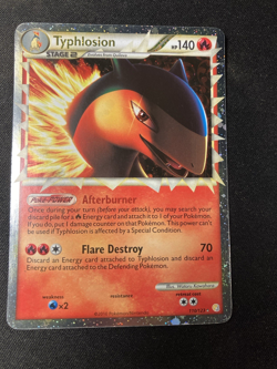 Pokemon Typhlosion Prime 110/123 HGSS Holo Rare Ungraded Childhood Card - Image 1