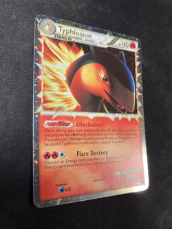 Pokemon Typhlosion Prime 110/123 HGSS Holo Rare Ungraded Childhood Card - Image 2