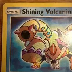 Pokemon TCG Shining Volcanion Shining Legends Holo Card 27/73 NM-M Condition - Image 3