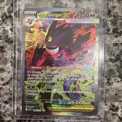 Mega Gengar EX 284/217 Full Art Foil Rare 350 HP 230 Attack Pokemon TCG Card - Image 1