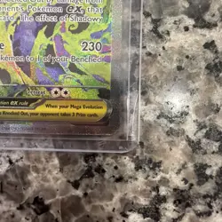 Mega Gengar EX 284/217 Full Art Foil Rare 350 HP 230 Attack Pokemon TCG Card - Image 2