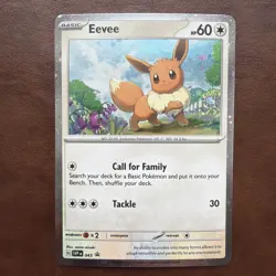 X2 Eevee #043 Black Star Promo Scarlet & Violet Promo Cards NM - Image 4