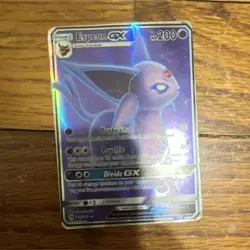 Pokemon Espeon GX Full Art Ultra Rare Holo SM Base Set 140/149 English Card - Image 1