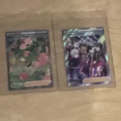 Pokemon TCG Trainer Full Art Foil 2 Card Lot Gardenia's Vigor Friends in Galar - Image 1