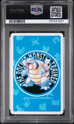1998 POKEMON BLUE VERSION PLAYING CARDS 10 OF CLUBS #083 FARFETCH'D PSA 10 - Image 2