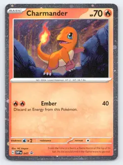 Charmander 047 Cosmos Holo Pokemon Card TCG - Image 1