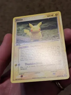 Ditto Card 63/113 Pikachu Regular MP Condition 2005 - Image 2
