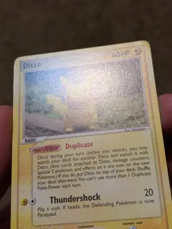 Ditto Card 63/113 Pikachu Regular MP Condition 2005 - Image 3