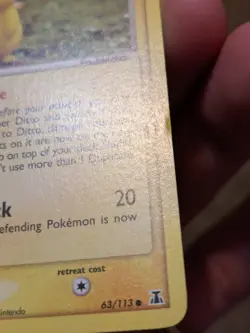 Ditto Card 63/113 Pikachu Regular MP Condition 2005 - Image 4