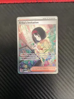 Erika’s Invitation 203/165 SAR Trainer S&V 151 English Pokemon Card - Near Mint - Image 1