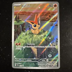 Pokemon TCG Victini Full Art Holo Black Star Promo Card 208 - Image 1