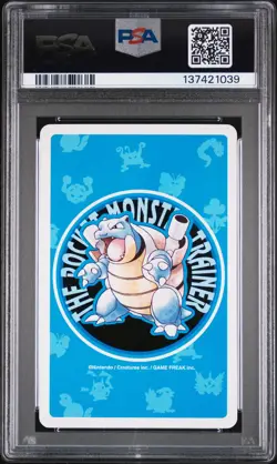 1998 POKEMON BLUE VERSION PLAYING CARDS 2 OF HEARTS #129 MAGIKARP PSA 10 - Image 2