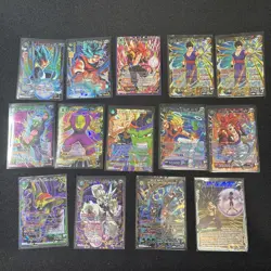 Dragon Ball Super dawn of the Z Sr/Spr Lot Of 14 Foil Card - Image 1