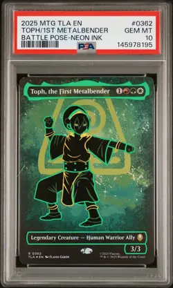 2025 MTG AVATAR: THE LAST AIRBENDER #0362 TOPH, THE FIRST METALBENDER PSA 10 - Image 1