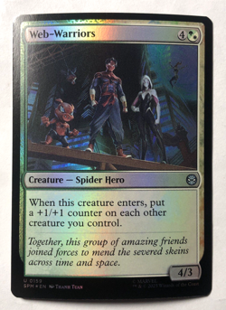 Web-Warriors FOIL 159 Marvel's Spider-Man MTG Magic the Gathering NM - Image 1