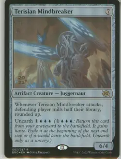 Terisian Mindbreaker 83 Regular Border Foil Near Mint The Brothers War MTG - Image 1