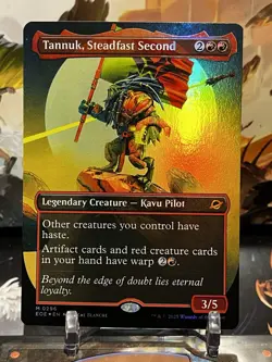 MTG | Tannuk, Steadfast Second (Borderless) [EOE]✨FOIL✨ - Image 1