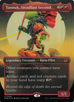 Tannuk, Steadfast Second (#296) - Foil - Edge of Eternities (EOE) MTG - Image 1