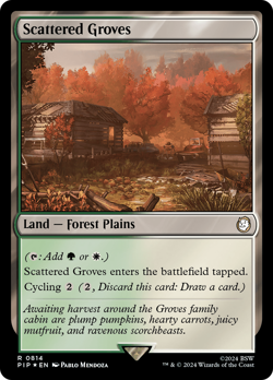 Scattered Groves (Surge Foil) [Fallout] Foil Near Mint - Image 1