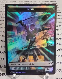 FOIL MUTAGEN // NINJA TOKEN x1 mtg NM Teenage Mutant Ninja Turtles - Image 1