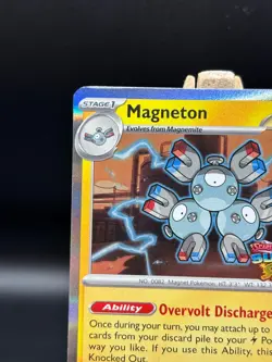 Magneton SVP 153 Black Star Promo Prerelease Stamped Surging Sparks Pokemon TCG - Image 3