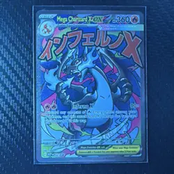 Pokemon Mega Charizard X EX Full Art Promo Holo Mega Evolution Stage 2 MEP 023 - Image 1