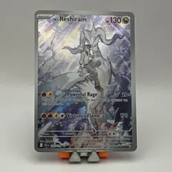 Pokemon N's Reshiram 167/159 Sv09 Journey Together Illustration Rare Holo - Image 1
