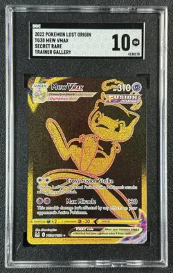 MEW VMAX SGC 10 2022 POKEMON SWSH LOST ORIGIN #TG30/TG30 TRAINER GALLERY RARE 70 - Image 1
