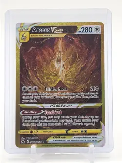ARCEUS VSTAR 2023 POKEMON CROWN ZENITH GALARIAN GALLERY HOLO GG70/GG70 Q0170 - Image 1