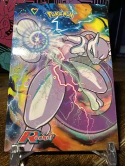 Pokemon Card Database Team Rocket Mewtwo Heart Holo - Image 1