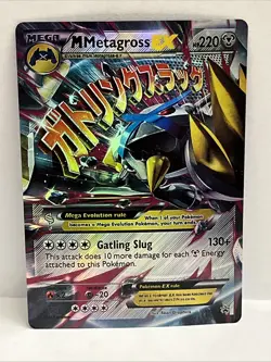 Pokemon M Metagross EX Full Art Promo Holo XY35 XY Card 220 HP - Image 1