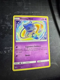 Shining Mew 40/73 Shining Legends Holo Rare Card LP/NM Pokemon Card - Image 1