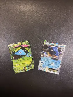 Venusaur EX XY28 Blastoise EX XY30 Pokemon XY Black Star Promos - Image 1