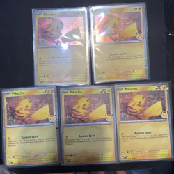 Pikachu 30th (Pokemon Day 2026) 051/162 Promo X 5 - Image 1