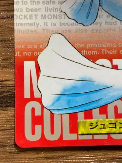 Pokemon Carddass Card Dewgong File No.87 Bandai Pocket Monsters Red ver. 1996 - Image 5