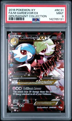 2016 POKEMON XY GENERATIONS RC31 M GARDEVOIR EX RADIANT COLLECTION PSA 9 - Image 1