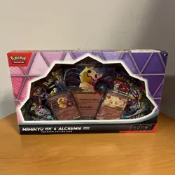 Pokemon TCG: Mimikyu EX & Alcremie EX Premium Collection Box 10 Booster Packs - Image 2