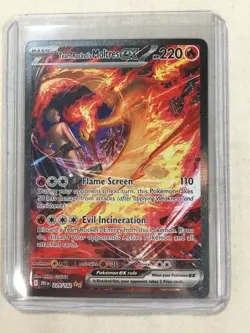 Team Rocket's Moltres EX 229/182 Scarlet & Violet Destined Rivals Pokemon Card - Image 1