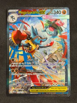 Pokemon Mega Evolution #179/132 Mega Lucario ex Special Illustration Rare - Image 1