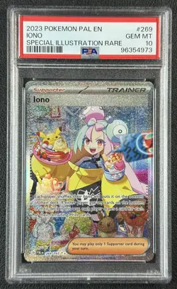 IONO PSA 10 2023 POKEMON SV PALDEA EVOLVED PAL EN #269/193 SIR GEM 973 - Image 1