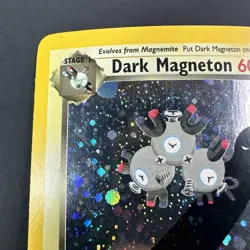 Dark Magneton 11/82 Rare Team Rocket Holo 1st Edition Pokemon - Image 2