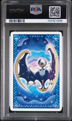 2016 POKEMON MOON PLAYING CARDS 4 OF CLUBS GUMSHOOS PSA 10 - Image 2