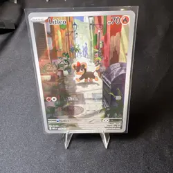 Pokemon TCG Litleo 139/132 Illustration Rare ME01: Mega Evolution Near Mint - Image 1