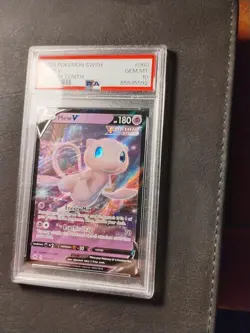 2023 Pokemon Mew v Crown Zenith Sword and Shield 060/159 PSA 10 Gem Mint Graded - Image 3