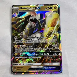 Pokemon TCG Kommo-o GX 100/145 Ultra Rare Guardians Rising Near Mint - Image 1
